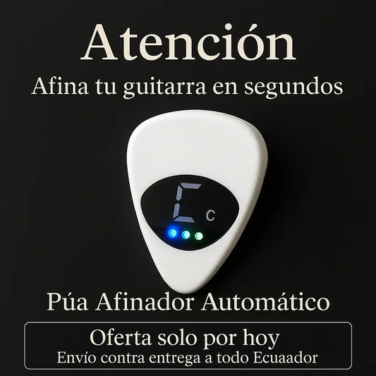 Púa Afinadora 2 en 1™ – Tu mejor compañera de acorde y afinación