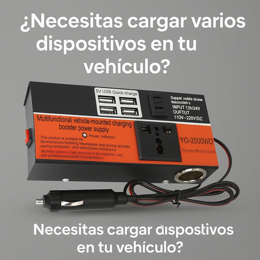 Inversor PowerLink™ | Conecta Más Dispositivos en tu Carro
