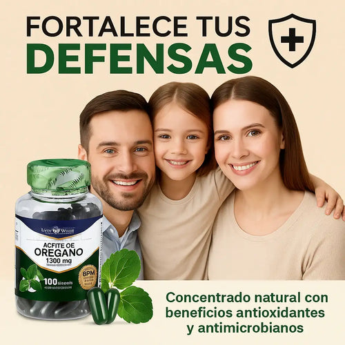 OreganoMax™ – Cápsulas de Aceite de Orégano 1500mg (100 uds)