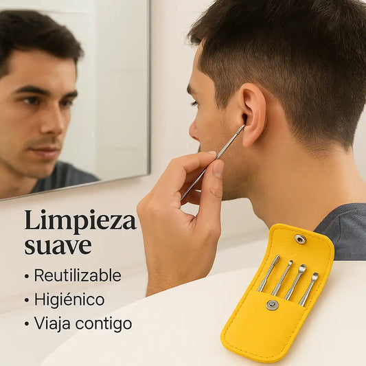 Oído Plus™ Kit Completo Limpiador de Oídos