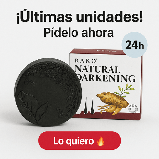 🎁 3x1 🎁 Shampoo en Barra Anticaída – Cubre Canas, Hidrata y Revive tu Cabello