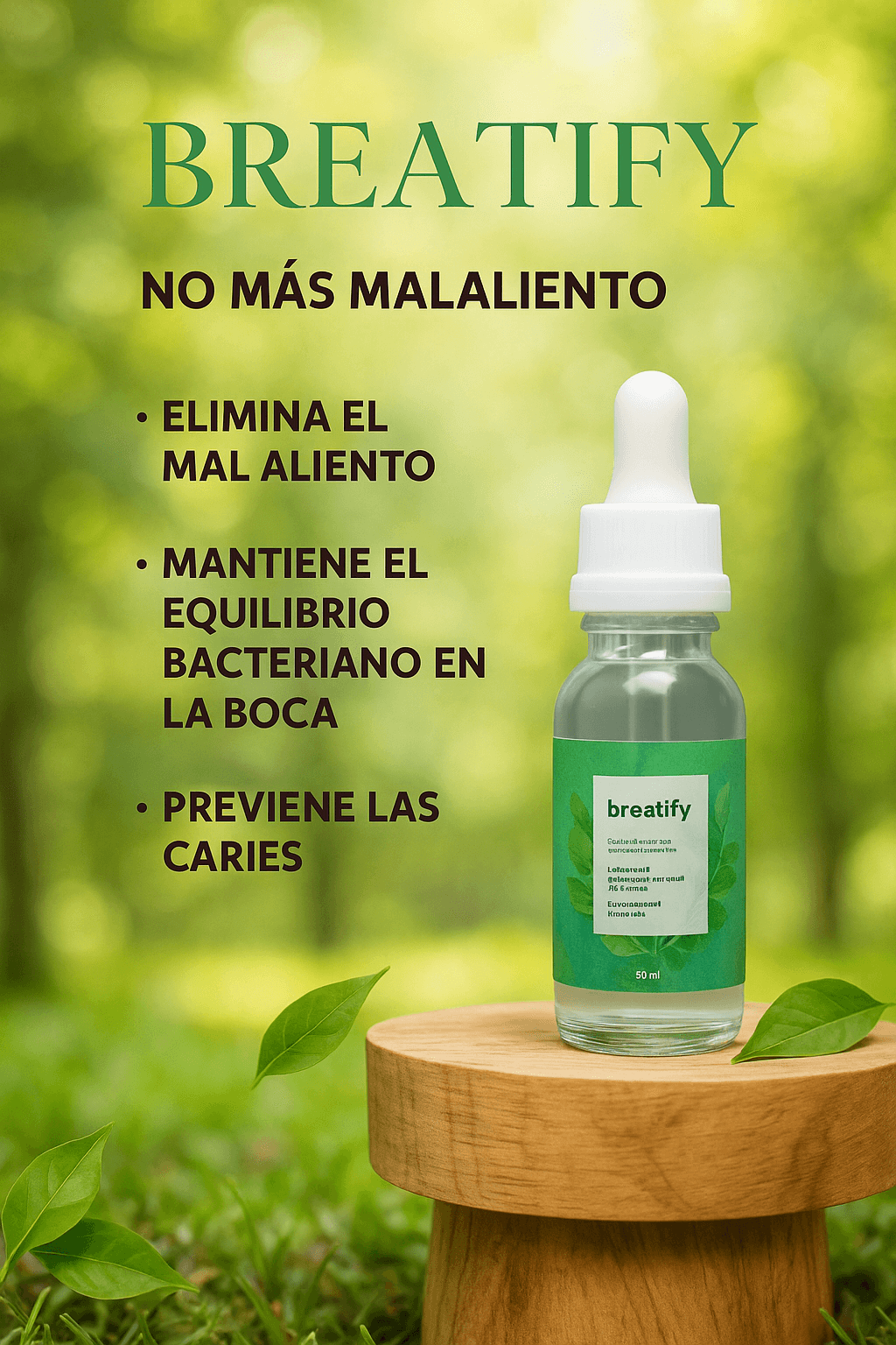 Breatify Fresh Drops – Gotas Naturales Anti Mal Aliento