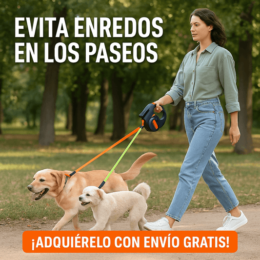 DualLight™ – Correa Doble Antinudos con LED y Bolsas