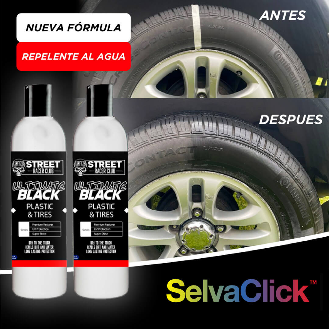 🎁 PROMO 2x1 🎁 | Restaurador de Partes Negras Impermeable - Devuélvele la Vida a tu Carro