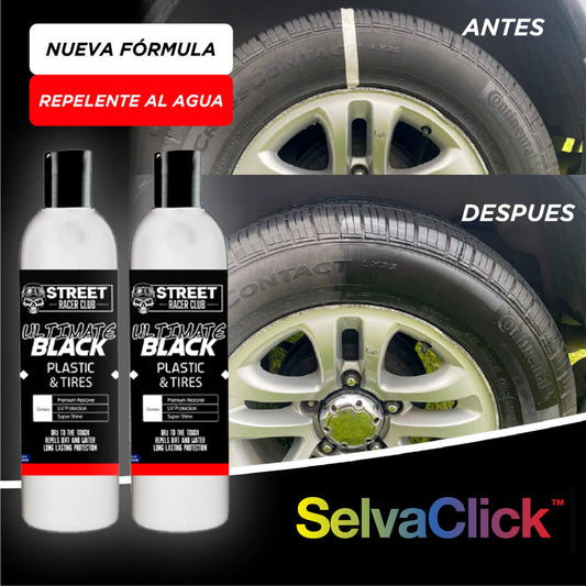 🎁 PROMO 2x1 🎁 | Restaurador de Partes Negras Impermeable - Devuélvele la Vida a tu Carro
