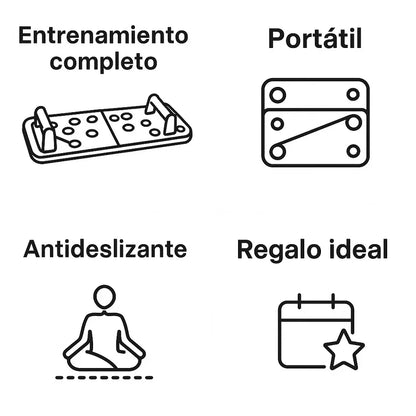Tabla Ejercitadora PushUp™ + E-Book GRATIS 🎁 | Comienza el Año Nuevo con el Cuerpo Soñado