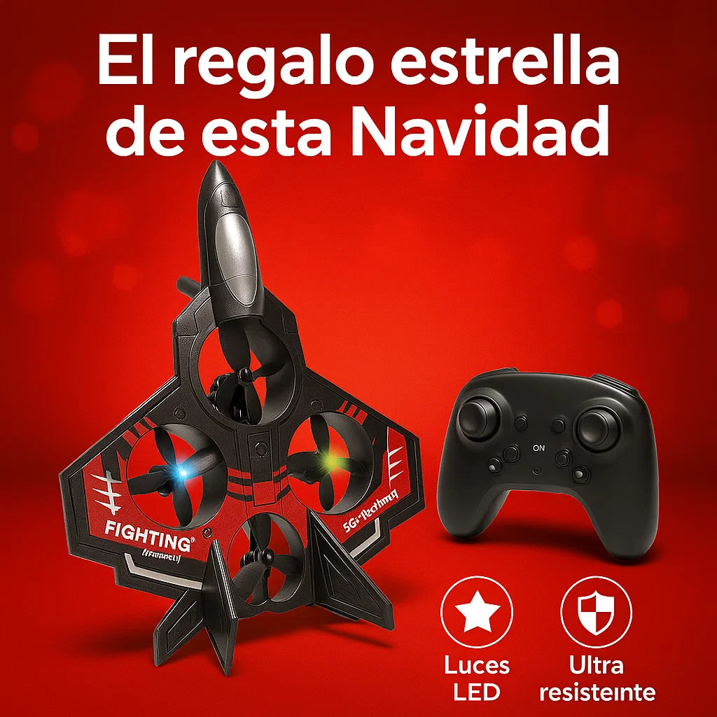 🎁 AVIÓN VOLADOR A CONTROL REMOTO – REGALO DE NAVIDAD PERFECTO