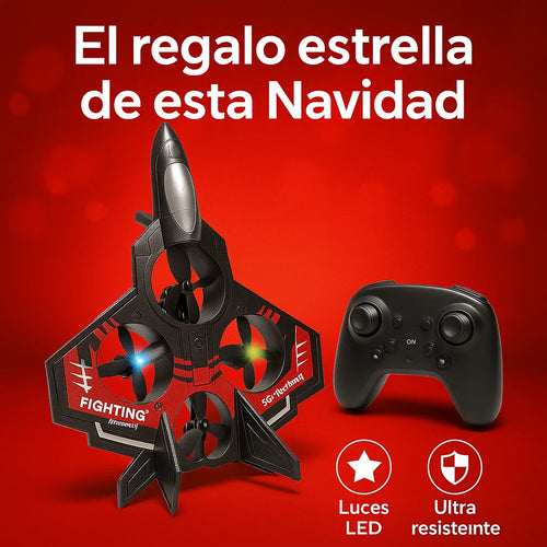 🎁 AVIÓN VOLADOR A CONTROL REMOTO – REGALO DE NAVIDAD PERFECTO