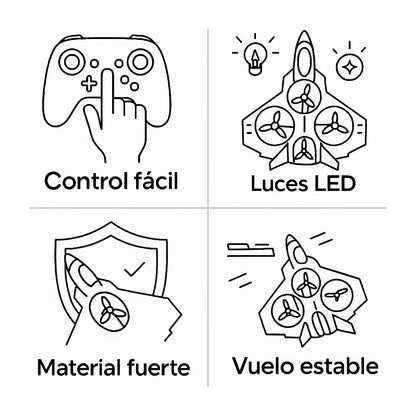 🎁 AVIÓN VOLADOR A CONTROL REMOTO – REGALO DE NAVIDAD PERFECTO
