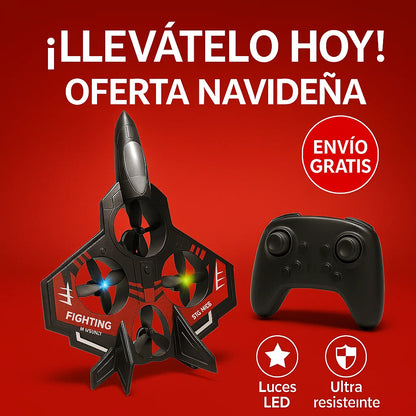 🎁 AVIÓN VOLADOR A CONTROL REMOTO – REGALO DE NAVIDAD PERFECTO