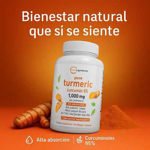 Turmeric Curcumin 1000mg – El impulso natural que tu cuerpo estaba pidiendo
