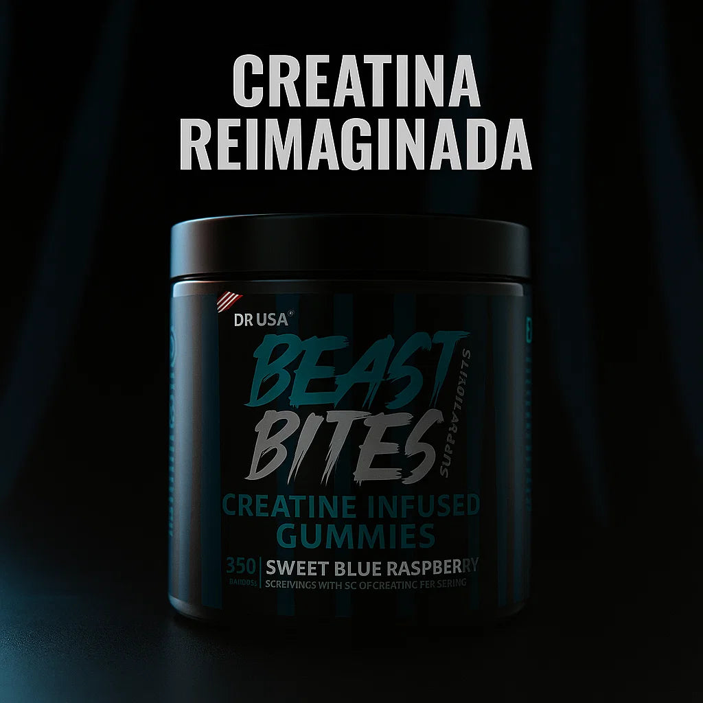 BEAST BITES — Gummies de Creatina 5000 mg • Dulce Blue Raspberry