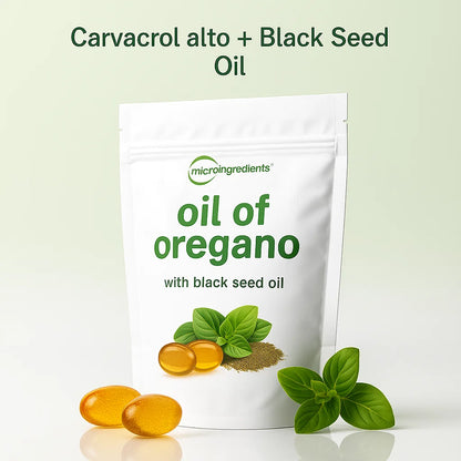 Oil of Oregano + Black Seed Oil | Defensas fuertes, digestion feliz y bienestar real