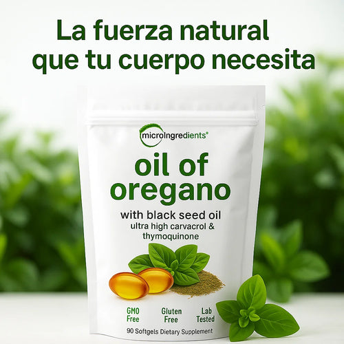 Oil of Oregano + Black Seed Oil | Defensas fuertes, digestion feliz y bienestar real