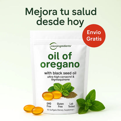 Oil of Oregano + Black Seed Oil | Defensas fuertes, digestion feliz y bienestar real