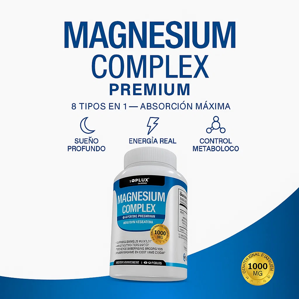 Magnesium Complex Premium — Controla tu insulina, reduce grasa y recupera tu energía