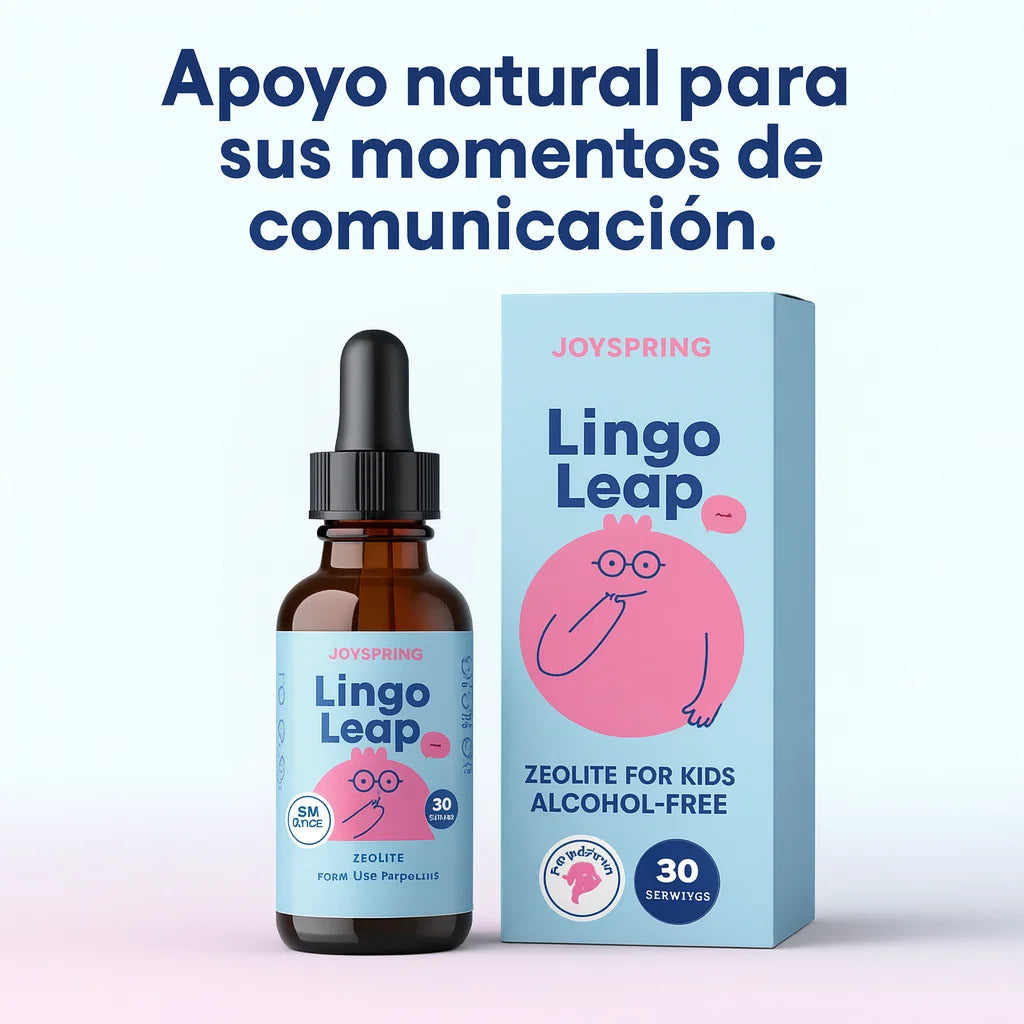 Lingo Leap Kids — Gotas naturales que acompañan momentos de comunicación en familia