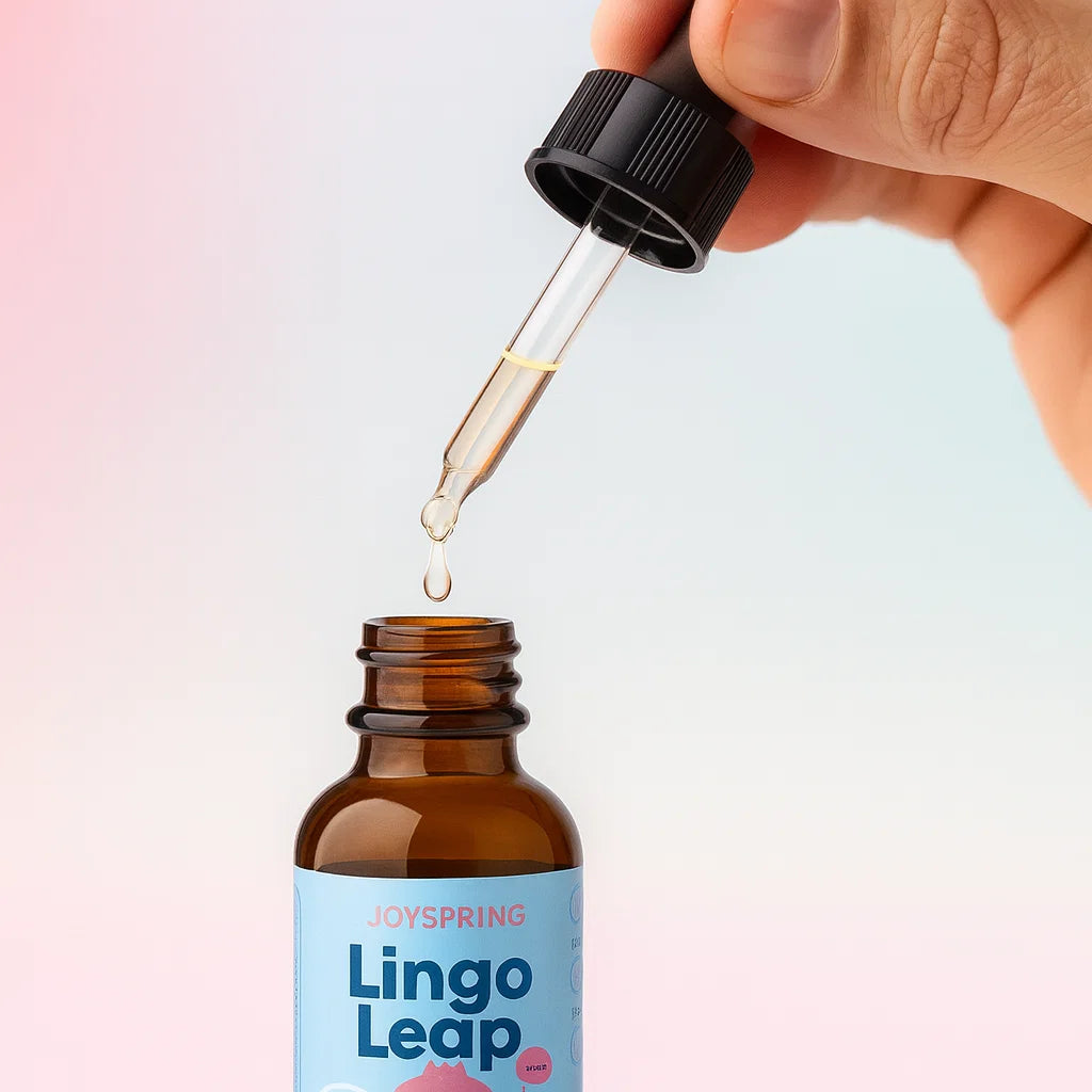 Lingo Leap Kids — Gotas naturales que acompañan momentos de comunicación en familia