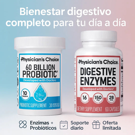 Combo 2 x 1 Physician's Choice – Soporte Diario para Tu Bienestar
