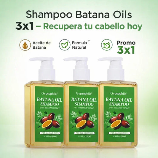 SHAMPOO BATANA OILS 3X1 - Recupera, fortalece y hace crecer tu cabello