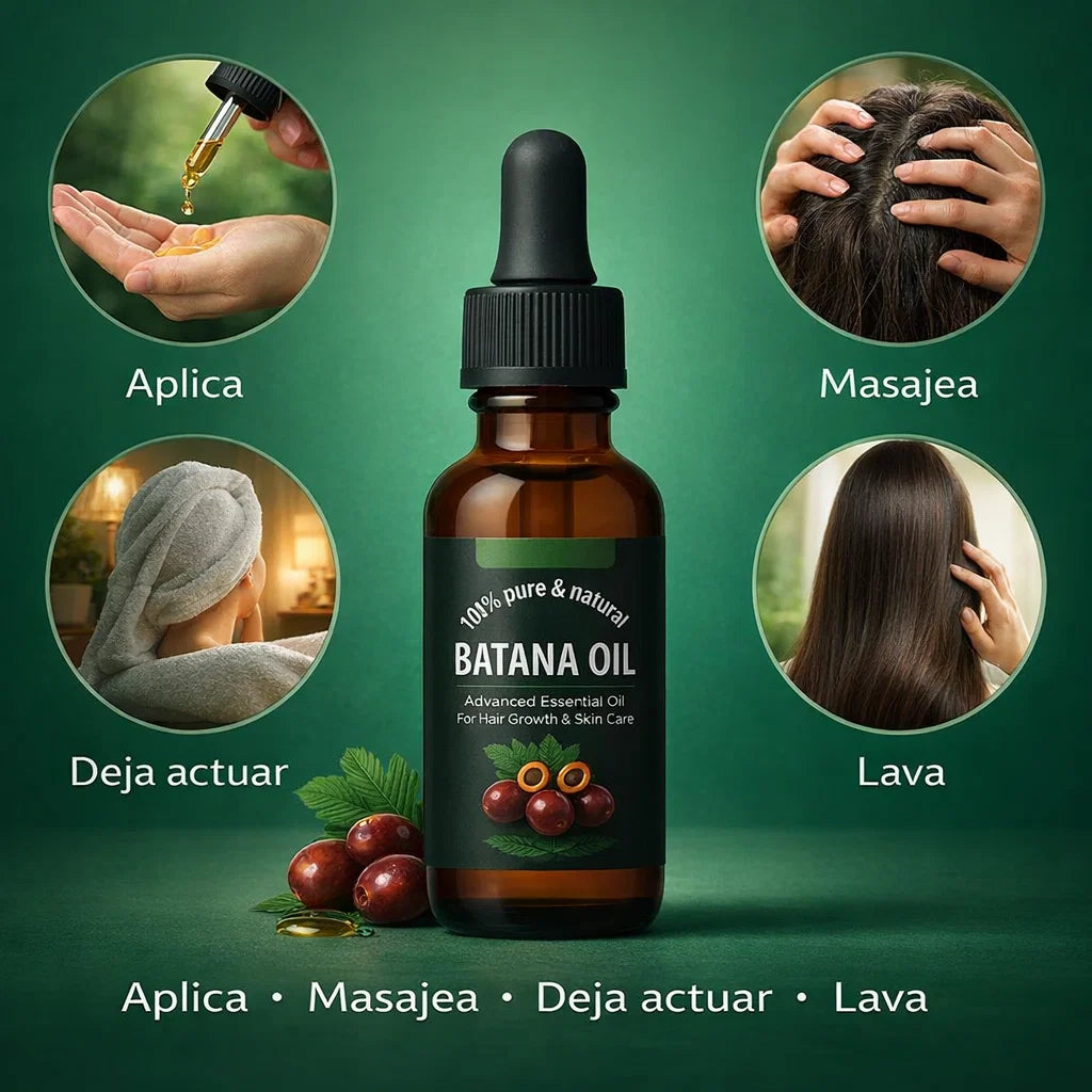 Aceite de Batana Puro · Nutrición Profunda para un Cabello Más Fuerte y Saludable